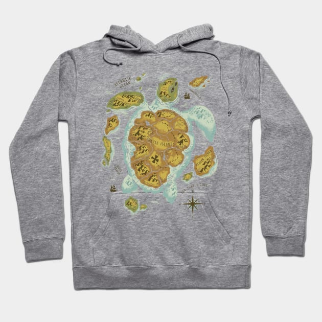 Turtle Island Hoodie by CPdesign